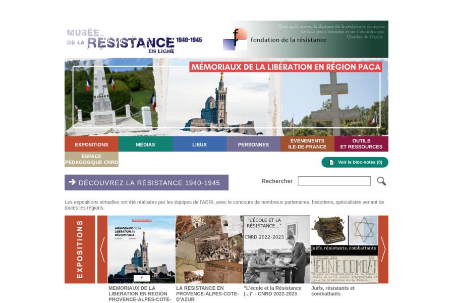 Musée de la Résistance web