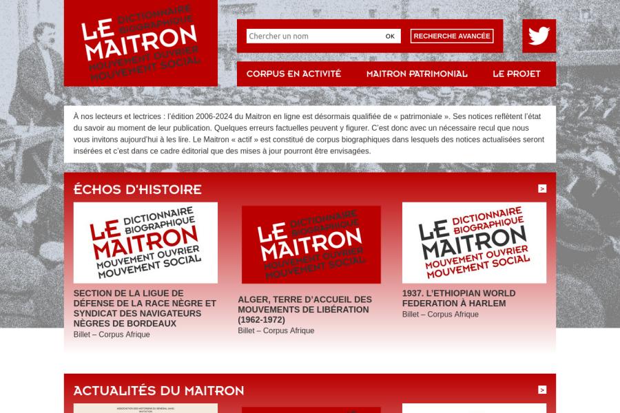 Le Maitron
